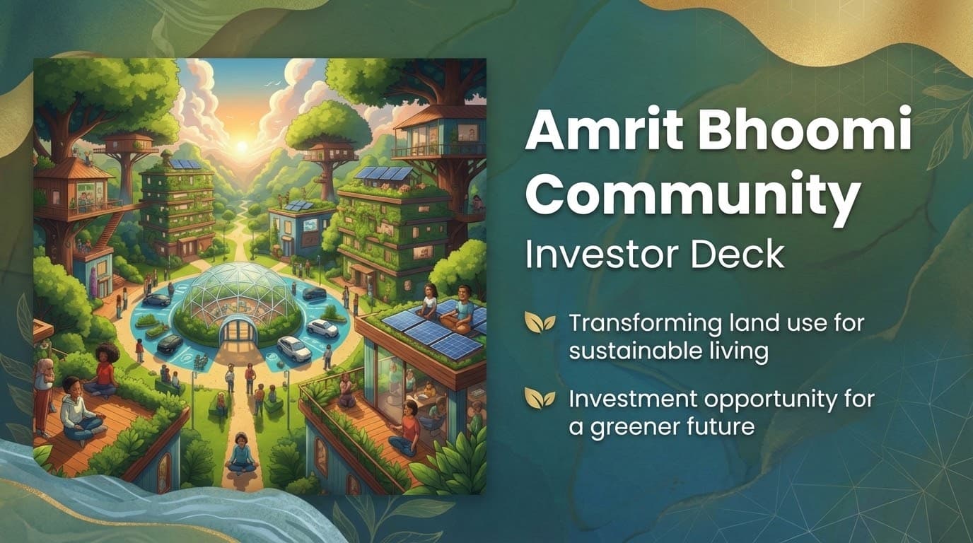 Amrit Bhoomi concept illustration
